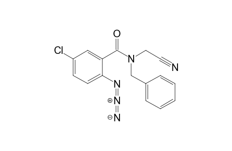 N-Cyanomethyl-N-benzyl-2-azido-5-chlorobenzamide