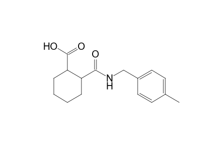 2-[(p-methylbenzyl)carbamoyl]cyclohexanecarboxylic acid