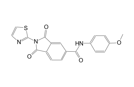 1H-isoindole-5-carboxamide, 2,3-dihydro-N-(4-methoxyphenyl)-1,3-dioxo-2-(2-thiazolyl)-