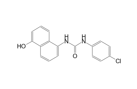 N-(4-chlorophenyl)-N'-(5-hydroxy-1-naphthyl)urea