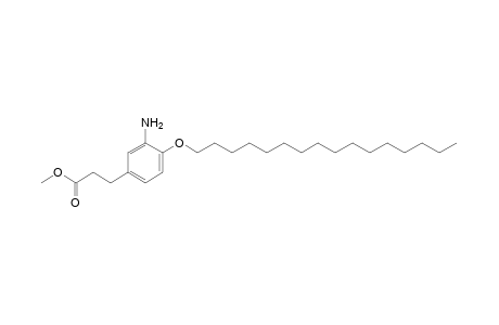 3-amino-4-(hexadecyloxy)hydrocinnamic acid, methyl ester