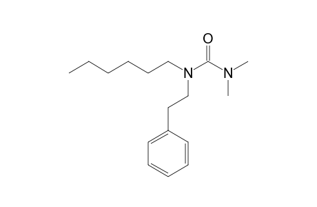 Urea, N,N-dimethyl-N'-(2-phenylethyl)-N'-hexyl-