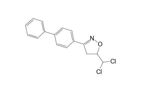 5-Dichloromethyl-3-(biphenyl-4-yl)-2-isoxazoline