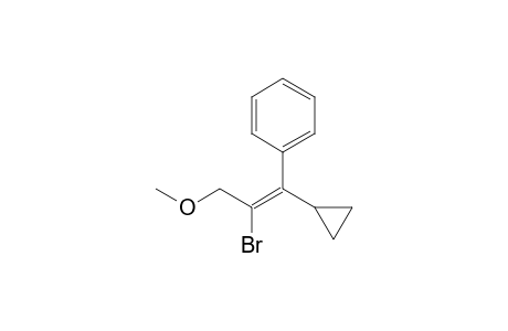 2-Bromo-3-methoxy-1-cyclopropyl-1-phenylpropene