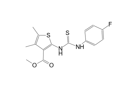 methyl 2-{[(4-fluoroanilino)carbothioyl]amino}-4,5-dimethyl-3-thiophenecarboxylate