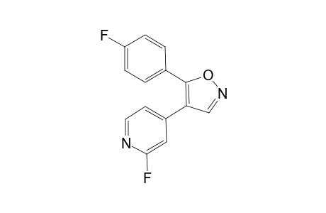 2-Fluoro-4-[5-(4-fluorophenyl)isoxazol-4-yl]pyridine