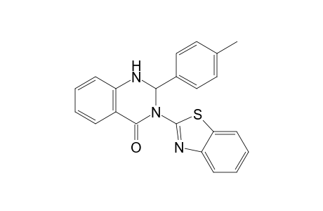 3-(2'-benzothiazolyl)-2,3-dihydro-2-(4-methylphenyl)-4(1H)-quinazolinone