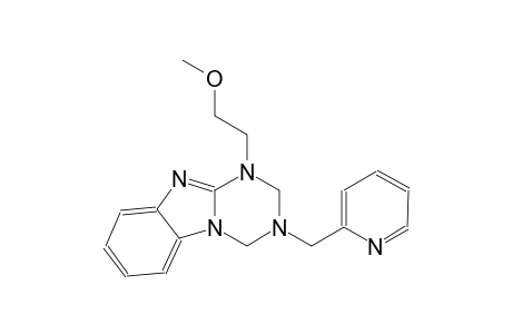 [1,3,5]triazino[1,2-a]benzimidazole, 1,2,3,4-tetrahydro-1-(2-methoxyethyl)-3-(2-pyridinylmethyl)-