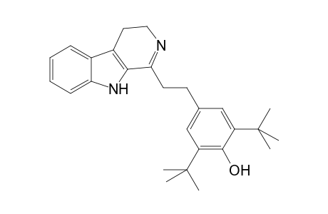 9H-Pyrido[3,4-b]indole, 3,4-dihydro-1-[2-(3,5-di-tert-butyl-4-hydroxyphenyl)ethyl]-