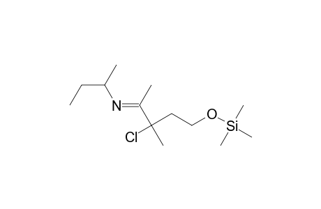 N-[3-Chloro-3-methyl-5-((trimethylsilyl)oxy)-2-pentylidene]-sec-butylamine