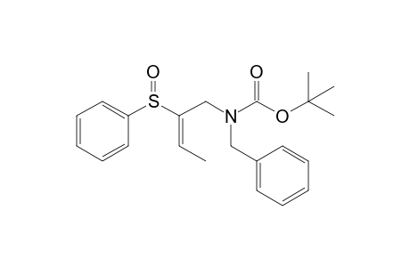 (E)-N-tert-Butoxycarbonyl-N-(2-phenylsulfinylbut-2-enyl)benzylamine
