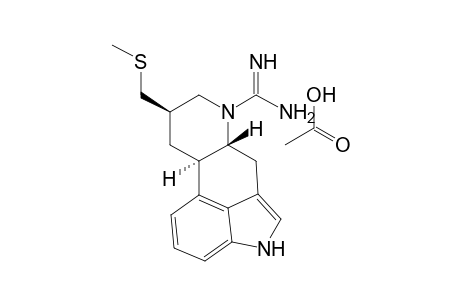 (5r,8r,10r)-8-(methylthiomethyl)ergoline-6-carboxamidine acetate