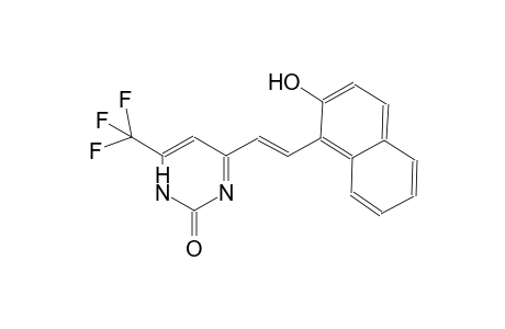 2(1H)-pyrimidinone, 4-[(E)-2-(2-hydroxy-1-naphthalenyl)ethenyl]-6-(trifluoromethyl)-