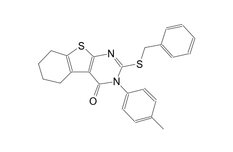 2-(benzylsulfanyl)-3-(4-methylphenyl)-5,6,7,8-tetrahydro[1]benzothieno[2,3-d]pyrimidin-4(3H)-one