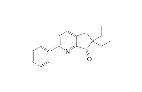 6,6-Diethyl-7-oxo-2-phenyl-6,7-dihydro-5H-cyclopenta[b]pyridine