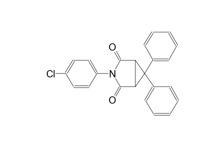 3-azabicyclo[3.1.0]hexane-2,4-dione, 3-(4-chlorophenyl)-6,6-diphenyl-
