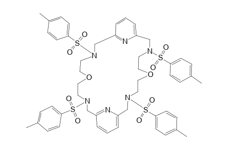 3,9,17,23-TETRATOSYL-3,9,17,23,29,30-HEXAAZA-6,20-DIOXA-TRICYCLO-[23.1.1.1(11,15)]-TRIACONTA-1(29,11(30),12,14,25,27-HEXAENE