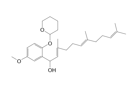 1-[2-(2-Tetrahydropyranoyloxy)-5-methoxyphenyl]-3,7,11-trimethyl-2,6,10-undecatrien-1-ol