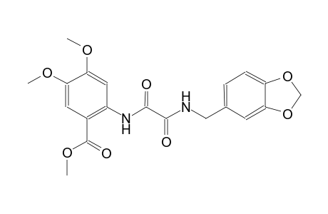 benzoic acid, 2-[[2-[(1,3-benzodioxol-5-ylmethyl)amino]-1,2-dioxoethyl]amino]-4,5-dimethoxy-, methyl ester