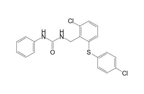 1-{2-chloro-6-[(p-chlorophenyl)thio]benzyl}-3-phenylurea