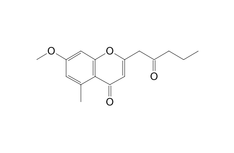 5-Methyl-7-methoxy-2-(2'-oxopentyl)chromone