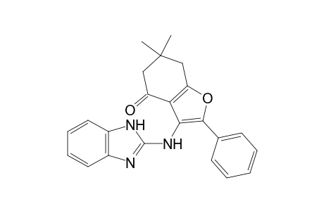 6,7-Dihydro-6,6-dimethyl-2-phenyl-3-(1h-benzo[d]imidazol-2-ylamino)benzofuran-4(5H)-one