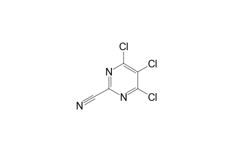 4,5,6-Trichloropyrimidine-2-carbonitrile