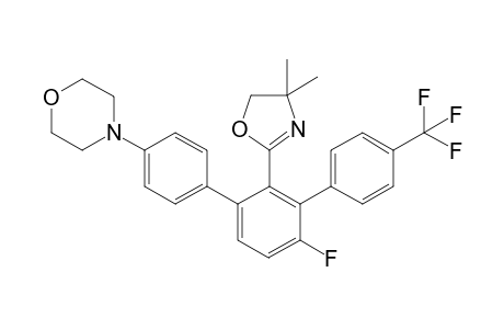 4-(2'-(4,4-Dimethyl-4,5-dihydrooxazol-2-yl)-4'-fluoro-4''-(trifluoromethyl)-[1,1':3',1''-terphenyl]-4-yl)morpholine