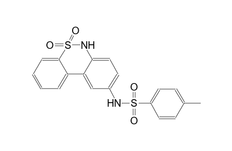 Benzenesulfonamide, N-(6H-dibenzo[c,E]1,2-thiazin-9-yl-5,5-dioxide)-4-methyl-
