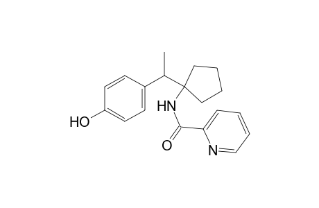 N-{1-[1-(4-Hydroxyphenyl)ethyl]cyclopentyl}pyridine-2-carboxamide