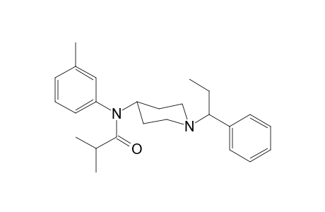 N-3-Methylphenyl-N-[1-(1-phenylpropyl)piperidin-4-yl]isobutanamide