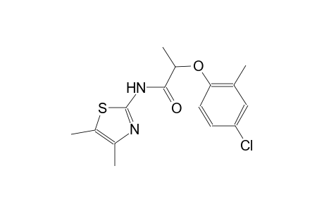 2-(4-chloro-2-methylphenoxy)-N-(4,5-dimethyl-1,3-thiazol-2-yl)propanamide