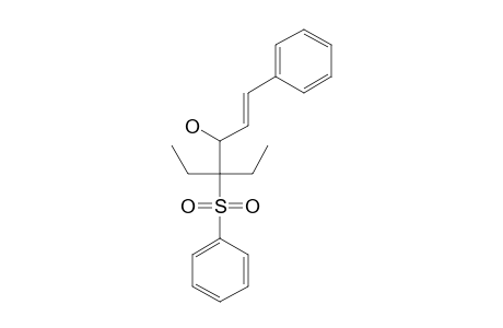 (E)-4-ETHYL-1-PHENYL-4-(PHENYL-SULFONYL)-HEX-1-EN-3-OL