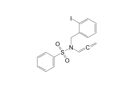 N-(o-Iodobenzyl)-N-(phenylsulfonyl)-1,2-propadienylamine