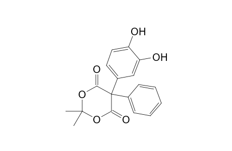 5-(3,4-Dihydroxyphenyl)-2,2-dimethyl-5-phenyl-1,3-dioxane-4,6-dione