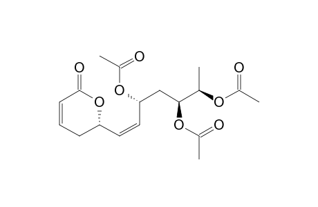 6R-[1Z,5S,6S-(DIACETYLOXY)-3S-(ACETOXY)-1-HEPTENYL]-5,6-DIHYDRO-2H-PYRAN-2-ONE