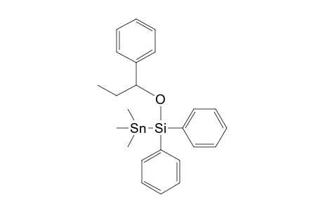 [(1-Phenylpropan-1-yloxy)diphenylsilyl]trimethylstannane