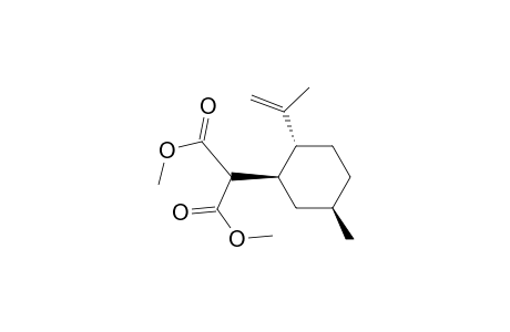 dimethyl (1'R,2'R,5'R)-2-(2'-isopropenyl-5'-methylcyclohex-1'-yl)-propane-1,3-dioate