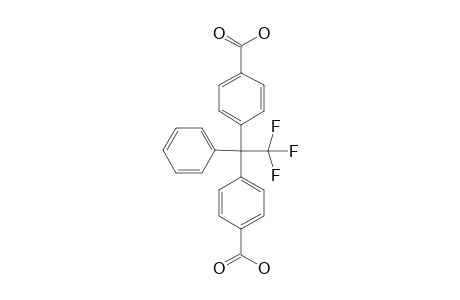 4-[1-(4-carboxyphenyl)-2,2,2-trifluoro-1-phenylethyl]benzoic acid