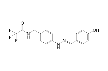 N-{4-[N'-(4-hydroxybenzylidene)hydrazino]benzyl}-2,2,2-trifluoroacetamide