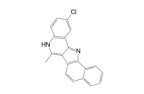 13H-Benz[6,7]indolo[3,2-c]quinoline, 2-chloro-6-methyl-