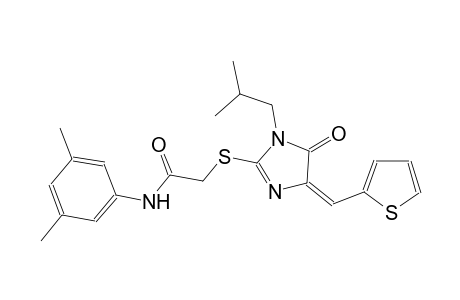 N-(3,5-dimethylphenyl)-2-{[(4E)-1-isobutyl-5-oxo-4-(2-thienylmethylene)-4,5-dihydro-1H-imidazol-2-yl]sulfanyl}acetamide