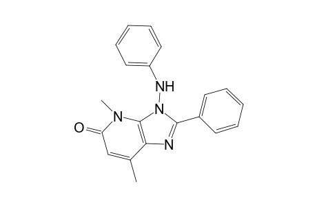 3-Anilino-4,7-dimethyl-2-phenyl-3,4-dihydro-5H-imidazo[4,5-b]pyridin-5-one