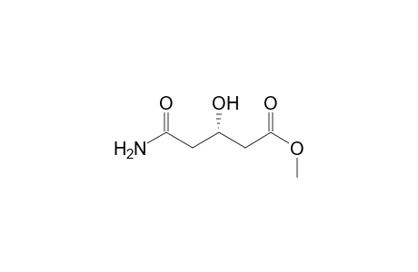(3S)-5-amino-3-hydroxy-5-keto-valeric acid methyl ester