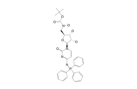 5'-DEOXY-5'-N-(N-TERT.-BUTOXYCARBONYL)-HYDROXYLAMINO-4-N-TRIPHENYLPHOSPHORANYLIDENE-CYTIDINE