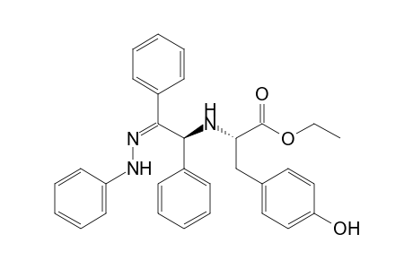 (2S)-2-[[(1S,2Z)-1,2-diphenyl-2-(phenylhydrazinylidene)ethyl]amino]-3-(4-hydroxyphenyl)propanoic acid ethyl ester