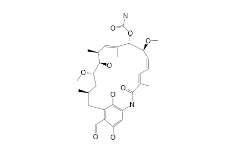 17-FORMYL-17-DEMETHOXY-18-O,21-O-DIHYDRO-GELDANAMYCIN;KOSN-1645