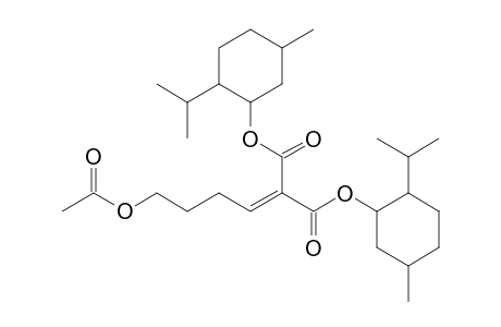 1-Acetoxy-5,5-Di(menthyloxycarbonyl)pent-4-ene