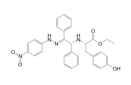 (2S)-3-(4-hydroxyphenyl)-2-[[(1R,2E)-2-[(4-nitrophenyl)hydrazinylidene]-1,2-diphenylethyl]amino]propanoic acid ethyl ester