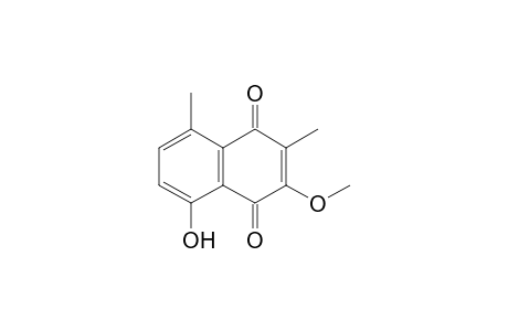 5-Hydroxy-3-methoxy-2,8-dimethyl-1,4-naphthoquinone
